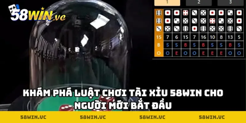 Khám phá luật chơi Tài xỉu 58WIN cho người mới bắt đầu